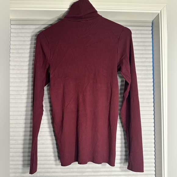 Polo Ralph Lauren maroon ribbed turtleneck soft, thick material J-3 - Picture 4 of 10